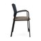 Lesro Newport Wide Hip Chair Metal Frame, Black, RS Night Sky Back, MD Farro Seat NP1261 - alternate 2